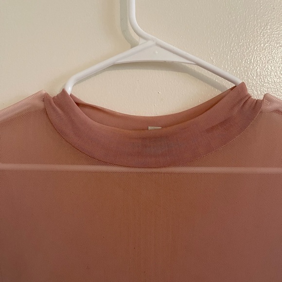 Iris Body Con Dress with See Through mesh upper part - Picture 4 of 7